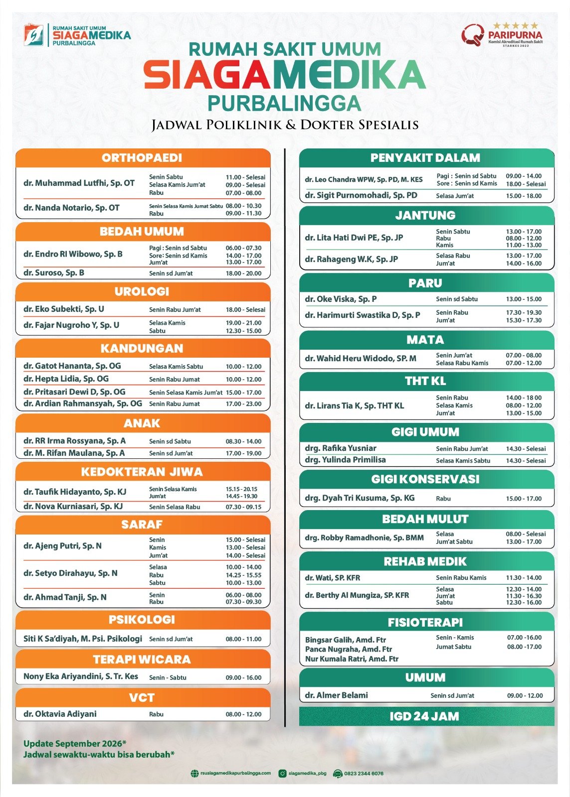 Jadwal Dokter