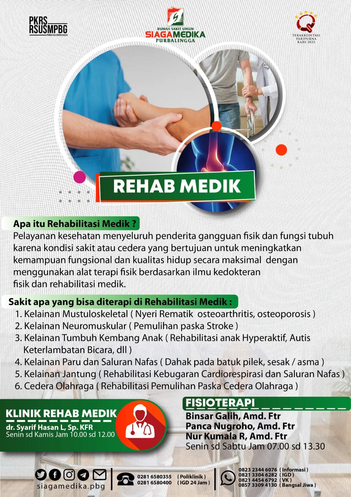 klinik rehab medik & Fisiotrapi